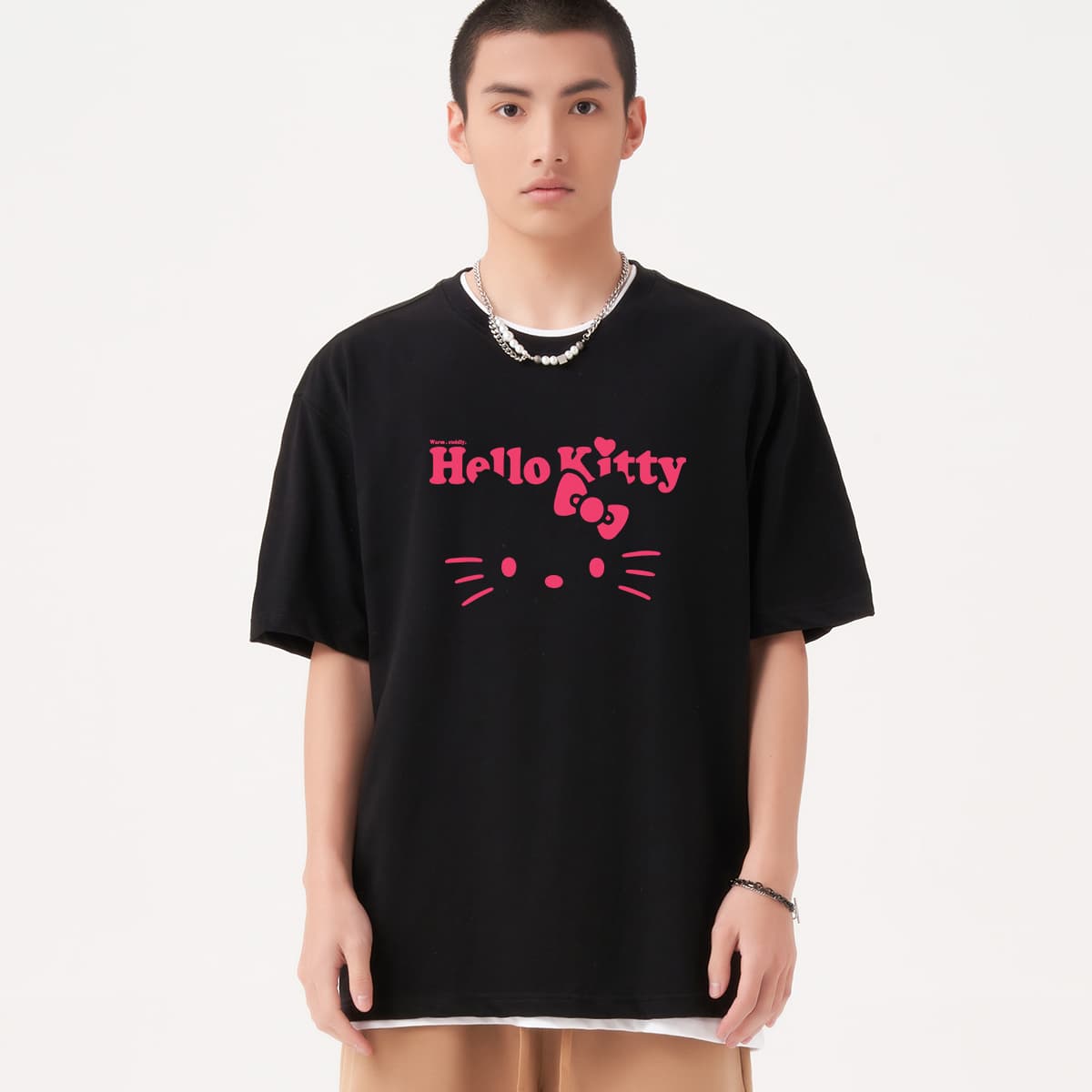 Футболка Sanrio x Hello Kitty Хелло Китти T-рубашка унисекс - изображение 5