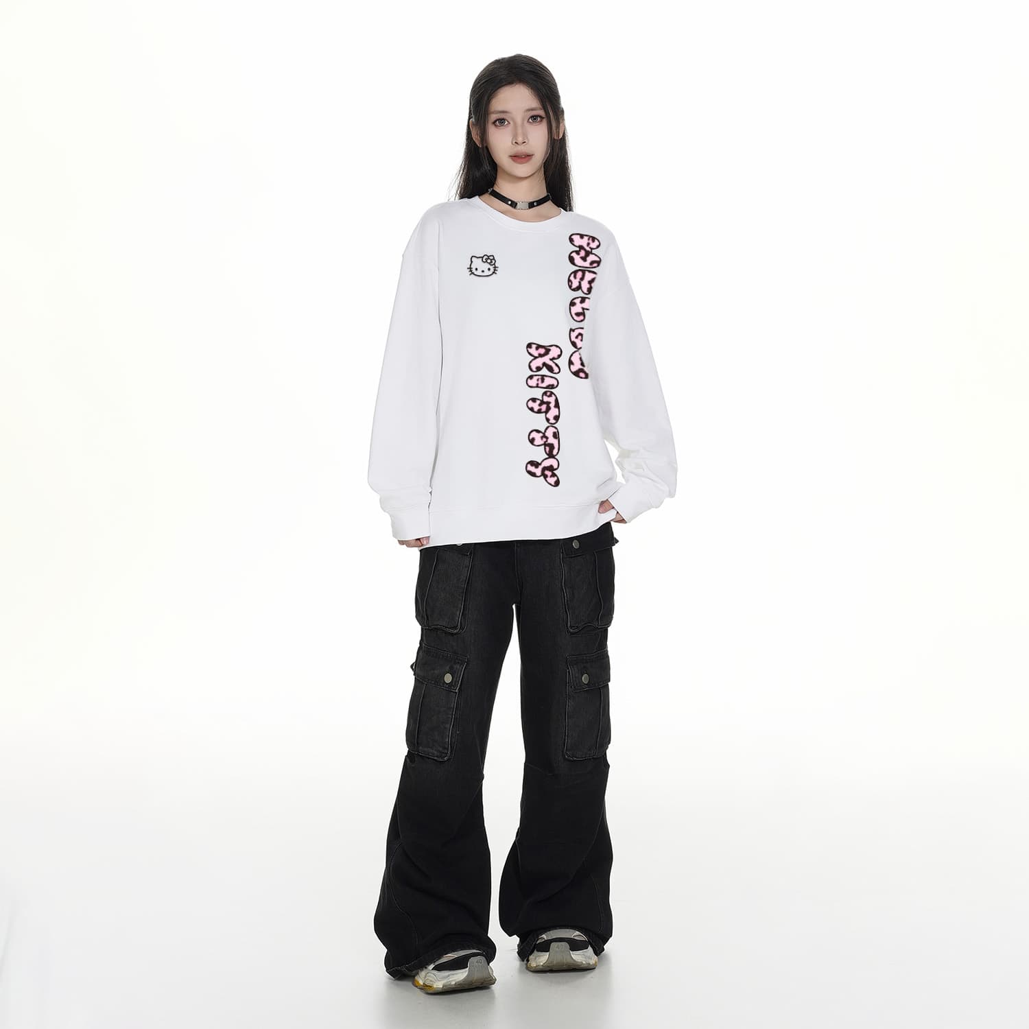 Худи Sanrio x Hello Kitty SS25 Толстовка Унисекс - изображение 4