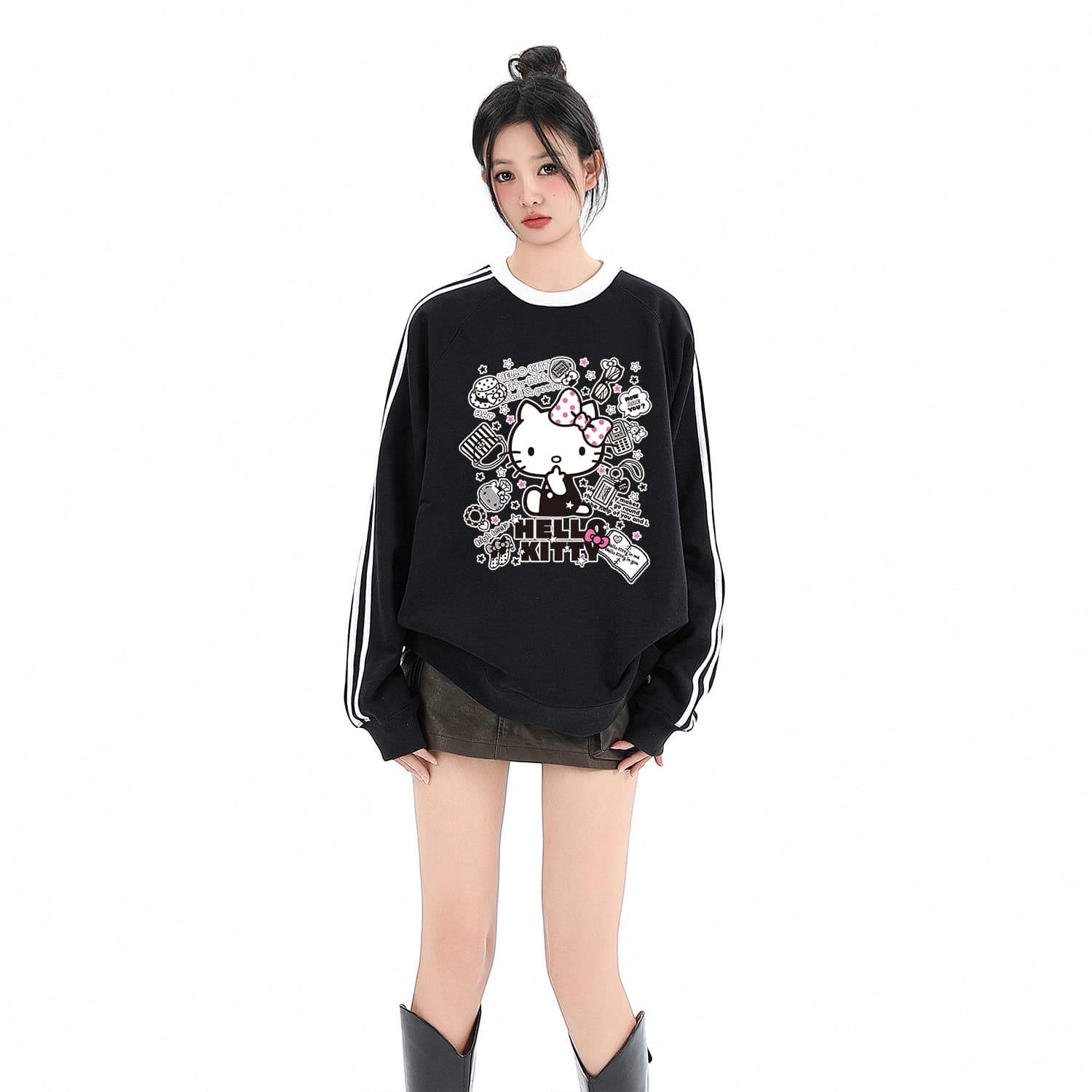 Худи Sanrio x Hello Kitty SS25 Толстовка Унисекс - изображение 3