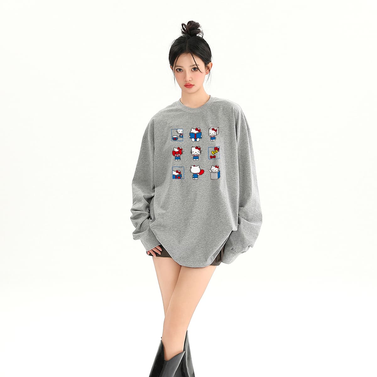 Футболка Sanrio x Hello Kitty Хелло Китти SS25 T Рубашка Унисекс - изображение 5