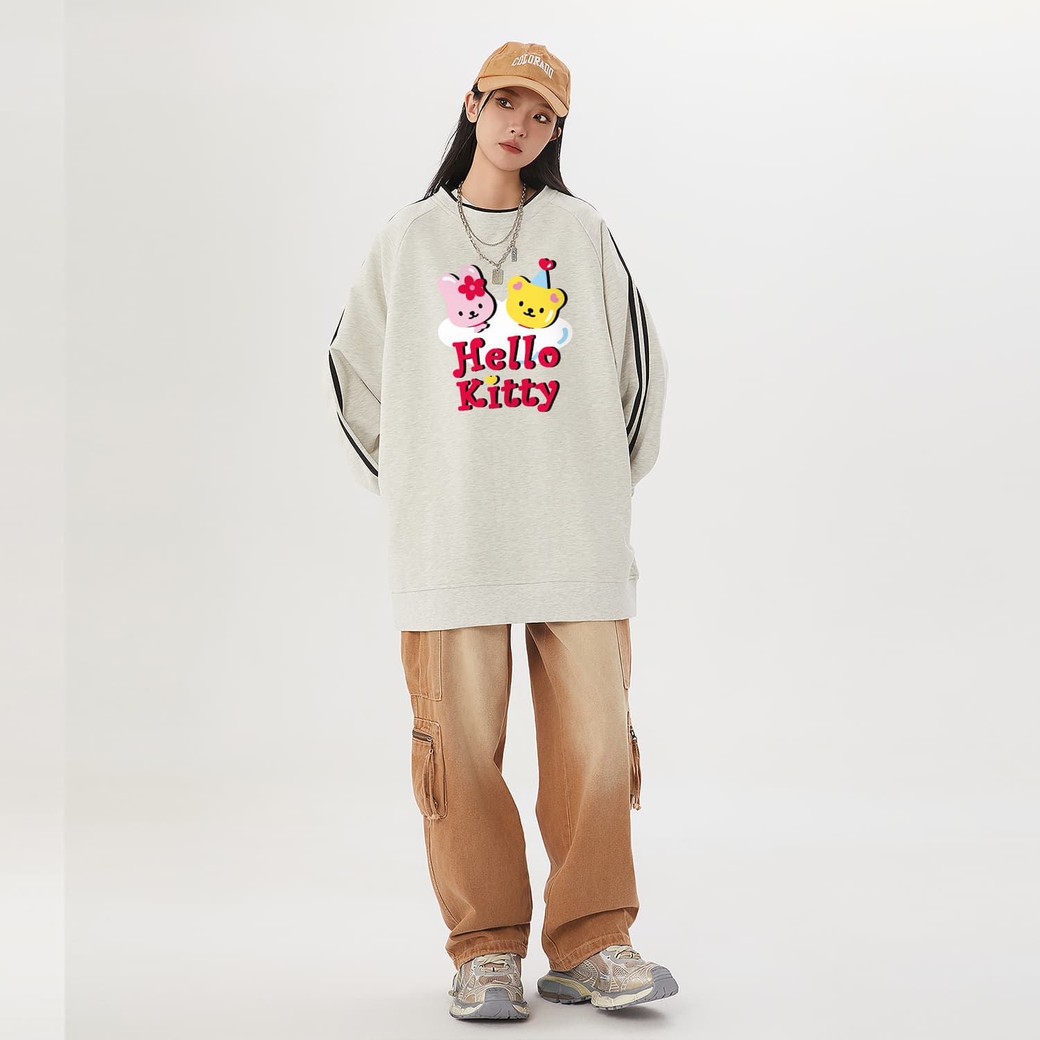 Худи Sanrio x Hello Kitty Толстовка Унисекс - изображение 4