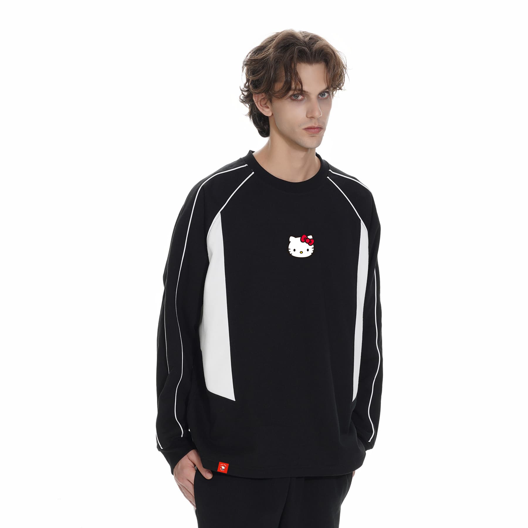 Худи Санрио Hello Kitty Black Унисекс Толстовки - изображение 5
