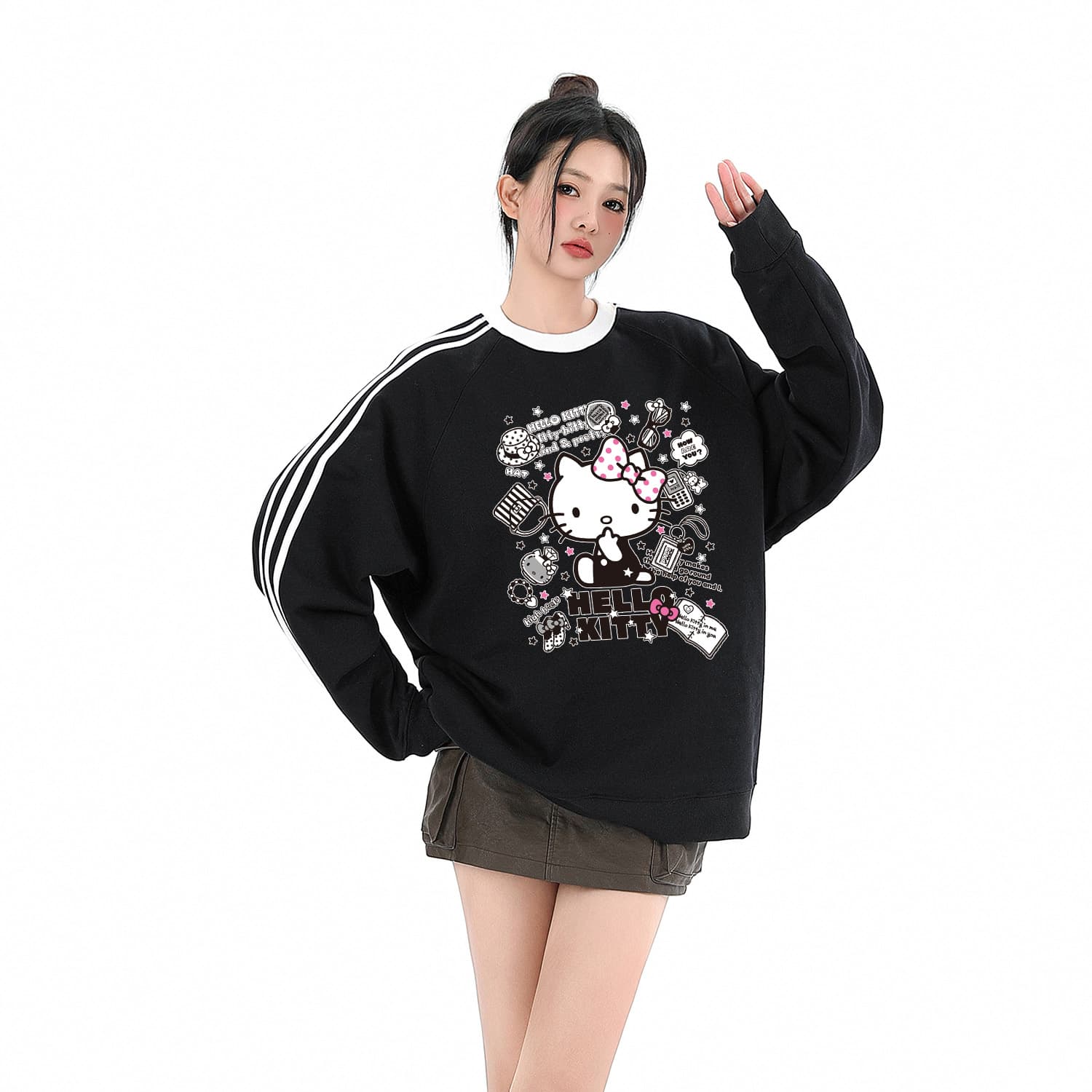 Худи Sanrio x Hello Kitty SS25 Толстовка Унисекс - изображение 4