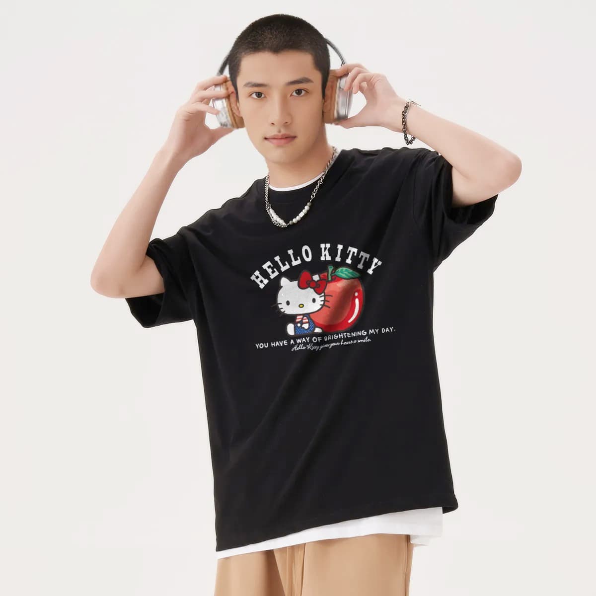 Футболка Sanrio x Hello Kitty Хелло Китти Летняя футболка унисекс 2025 - изображение 5