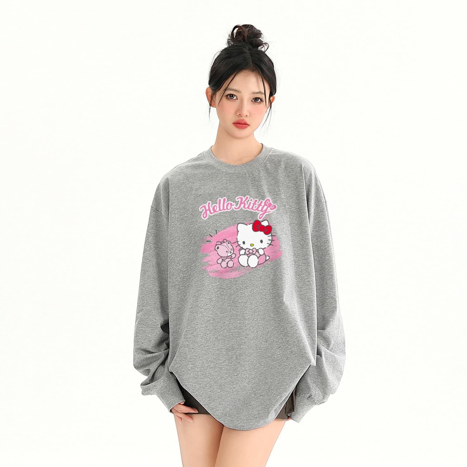 Футболка Sanrio x Hello Kitty Хелло Китти SS25 T Рубашка Унисекс - изображение 3