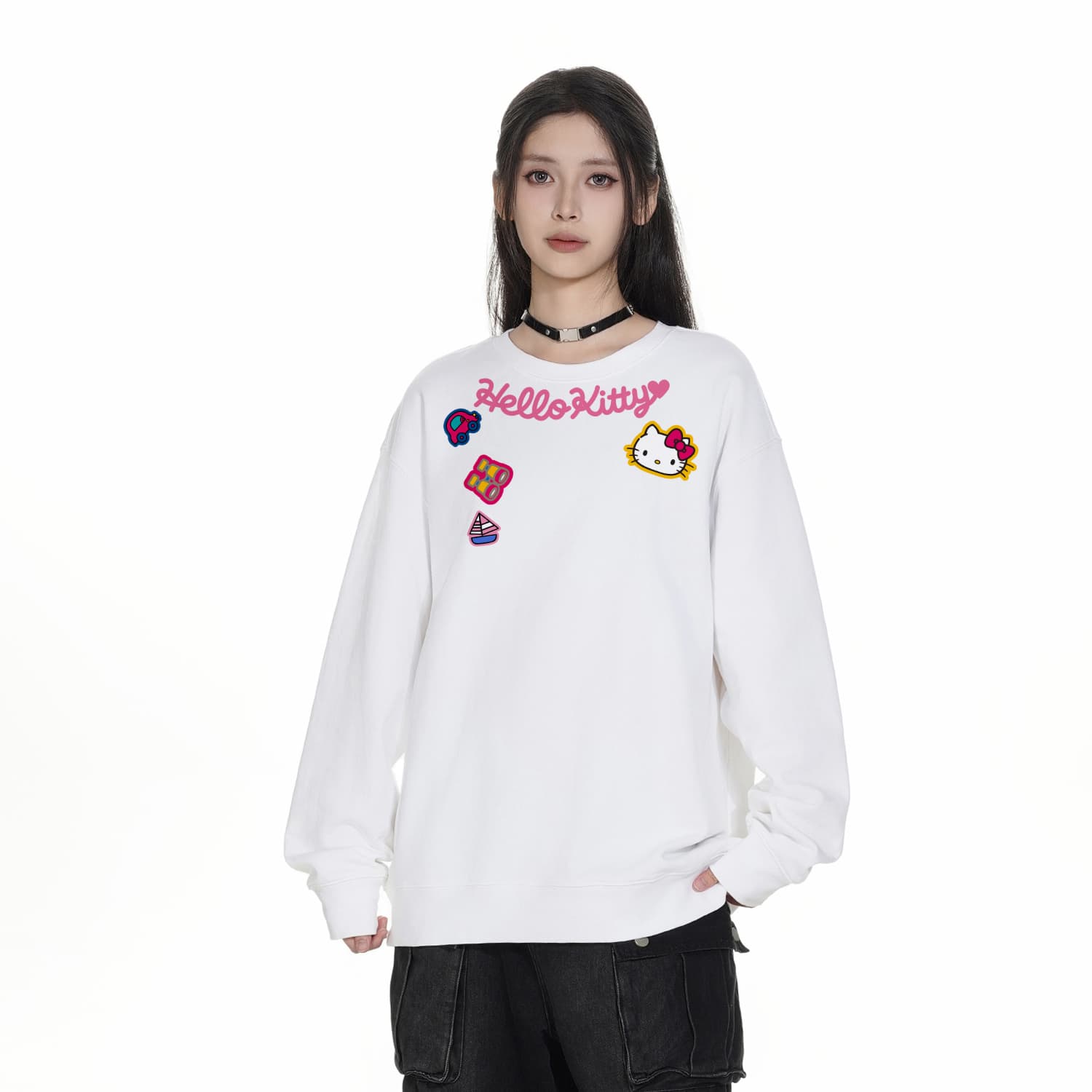 Худи Sanrio x Hello Kitty SS25 Толстовка Унисекс - изображение 4