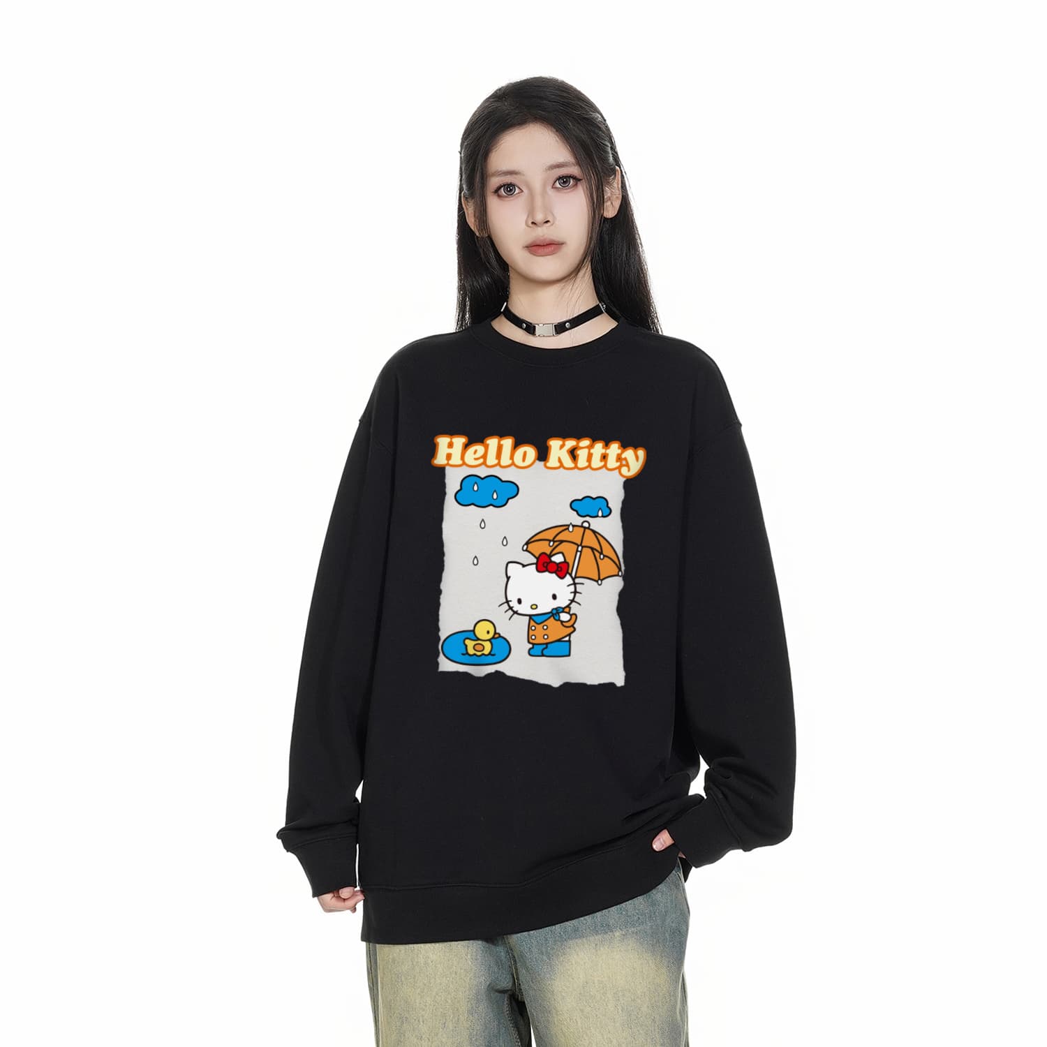 Худи Sanrio x Hello Kitty SS25 Толстовка Унисекс - изображение 3