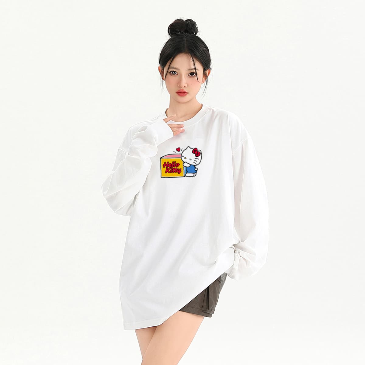 Футболка Sanrio x Hello Kitty Хелло Китти SS25 T Рубашка Унисекс - изображение 4
