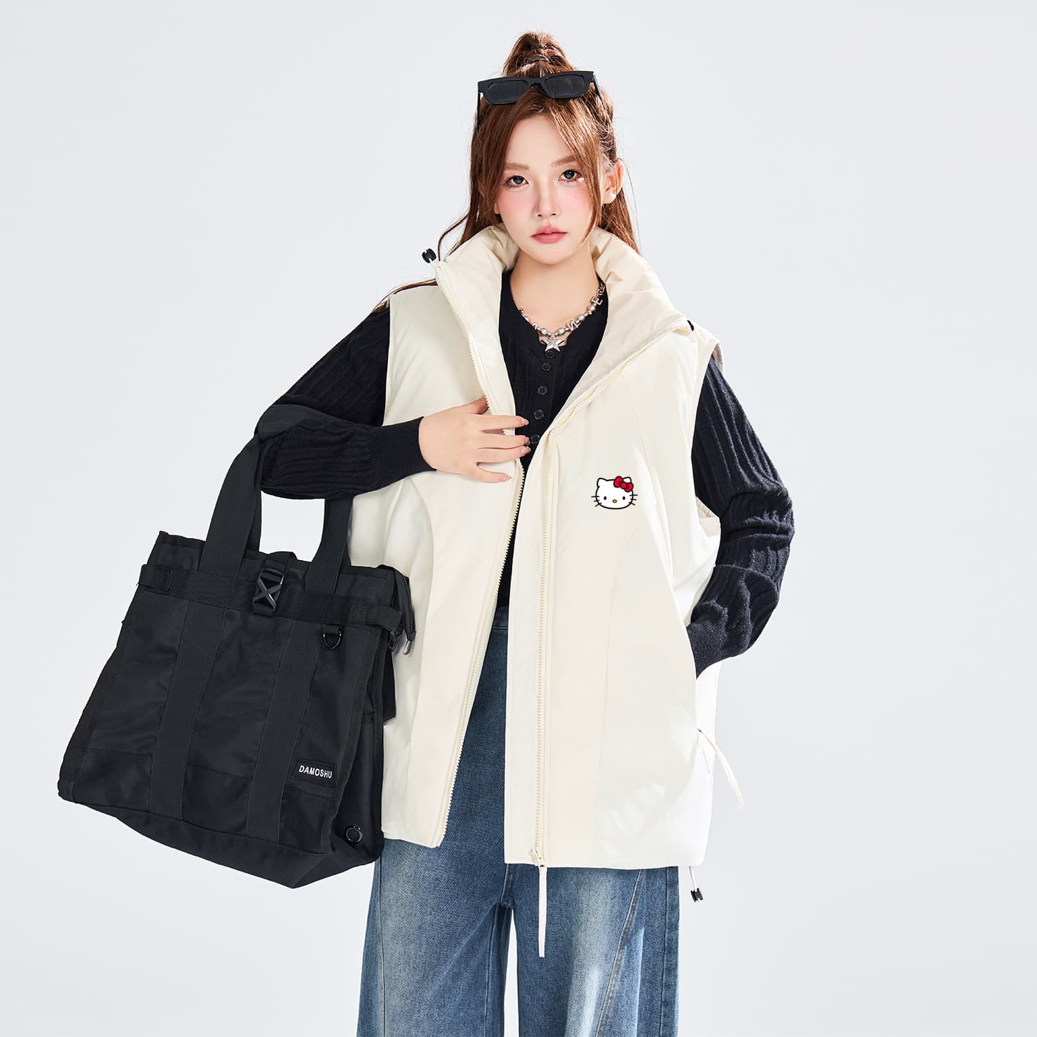 Жилет Sanrio x Hello Kitty Хелло Китти SS25 Жилет Унисекс - изображение 3