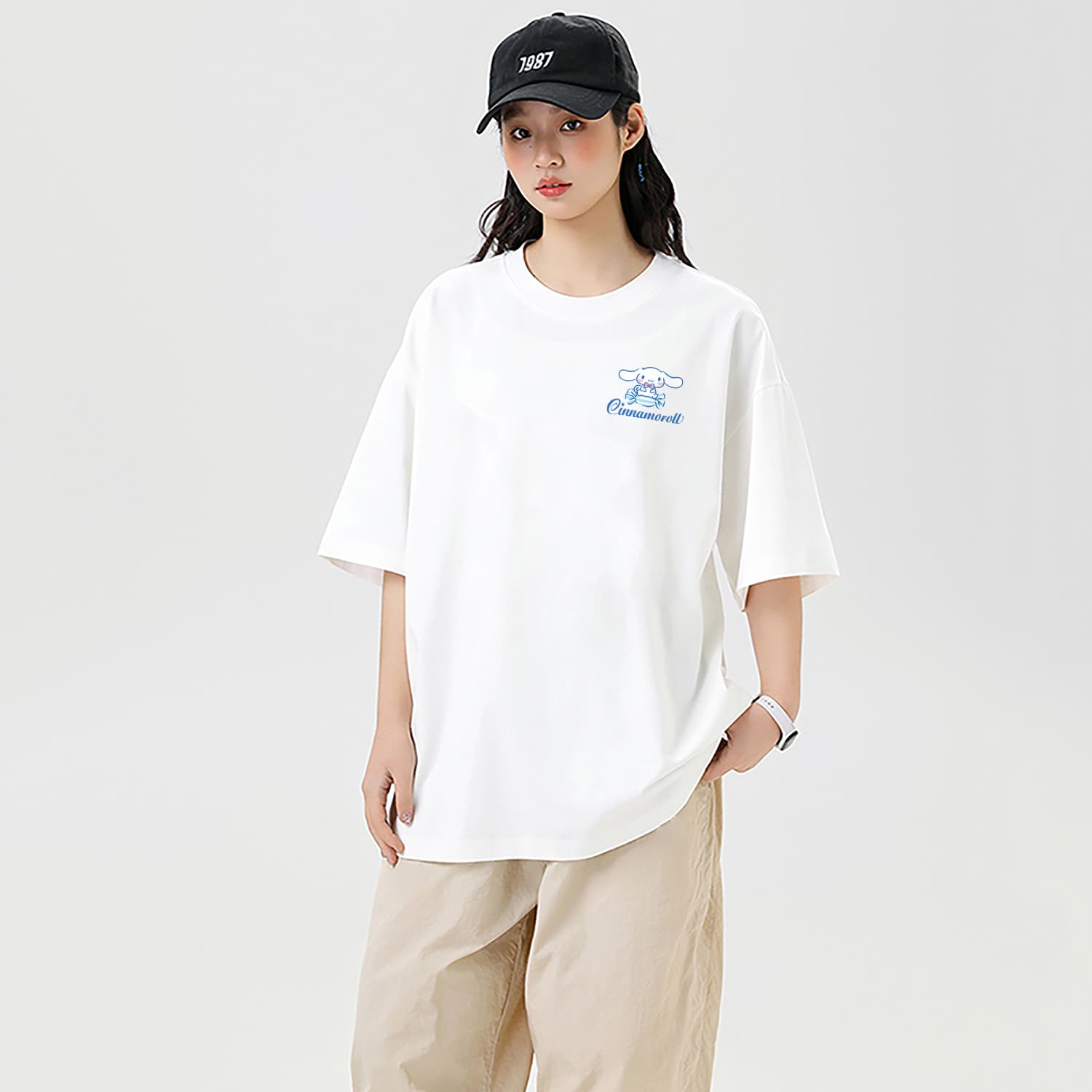 Футболка Санрио Cinnamoroll T-рубашка унисекс - изображение 3