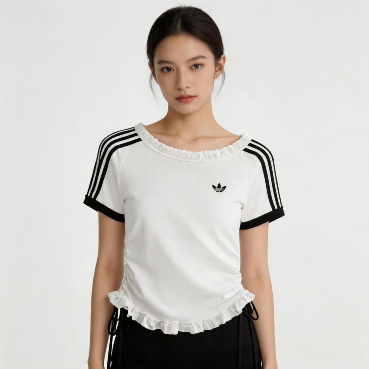 Футболка adidas originals 3 Stripes T - изображение 3