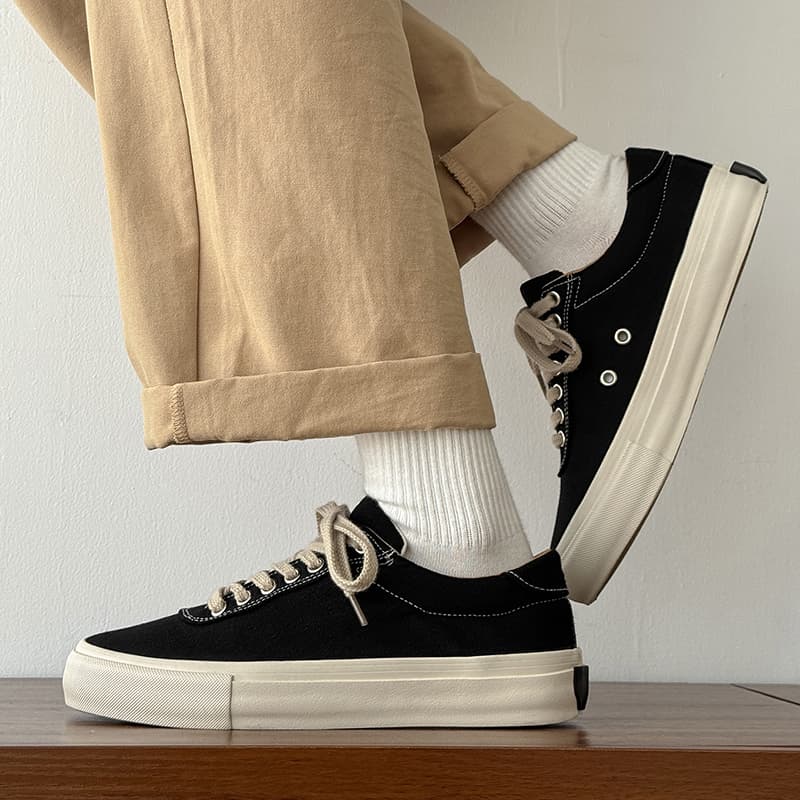 Кеды JEANSWEST Low Top Черные Кеды 2513 Мужские - изображение 5