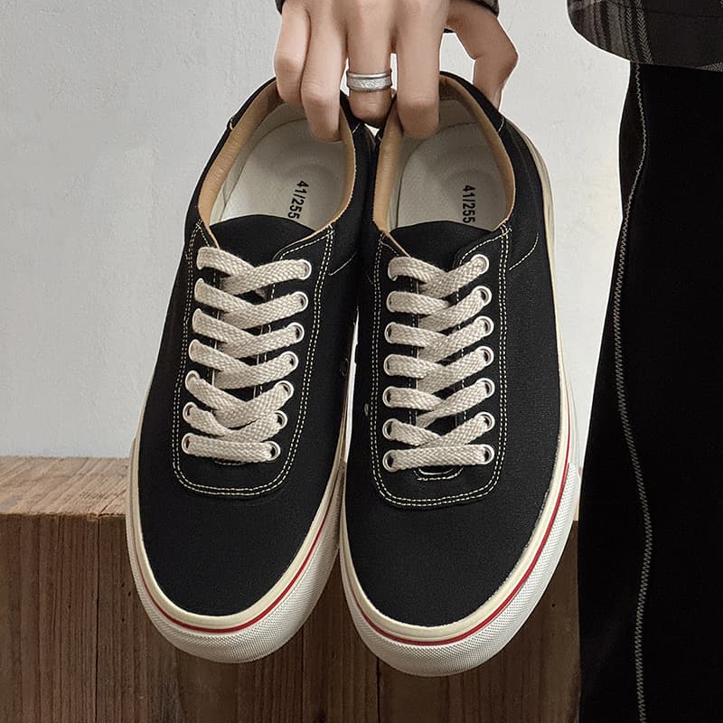 Кеды JEANSWEST Low Top Черные Кеды 2512 Мужские - изображение 5
