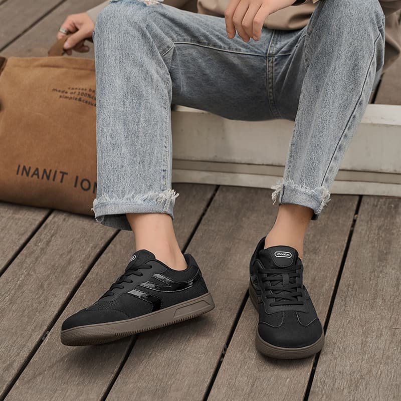 Кроссовки JEANSWEST Ткань противоскользящая устойчивая к истиранию дышащая низкий верх повседневная обувь унисекс - изображение 4