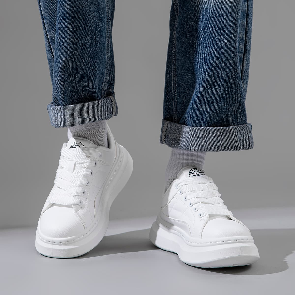 Кроссовки JEANSWEST Низкие кеды для скейтбординга Мужские - изображение 14