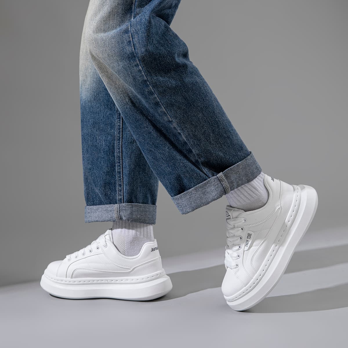 Кроссовки JEANSWEST Низкие кеды для скейтбординга Мужские - изображение 15