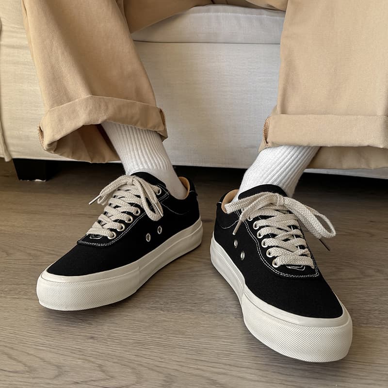 Кеды JEANSWEST Low Top Черные Кеды 2513 Мужские - изображение 7