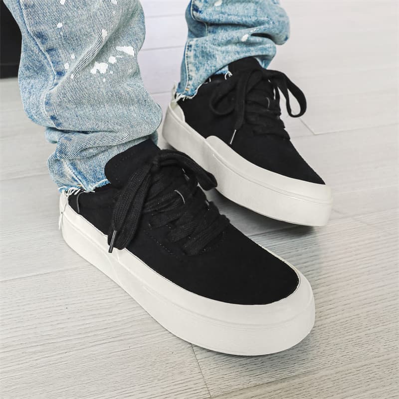 Кроссовки JEANSWEST Искусственная замша Низкие кеды для скейтбординга Мужские - изображение 5