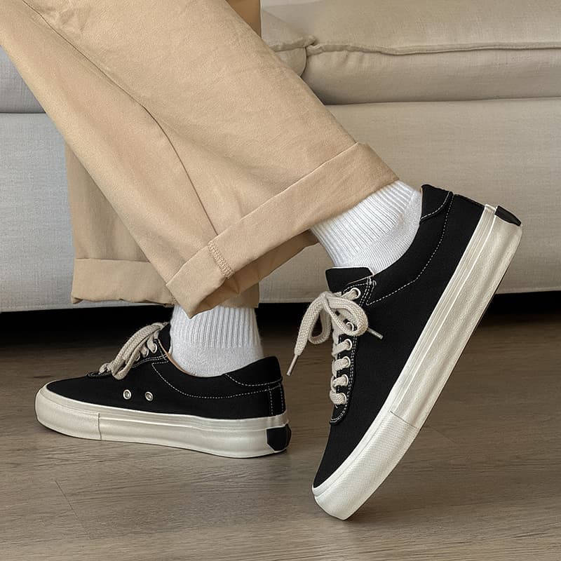 Кеды JEANSWEST Low Top Черные Кеды 2513 Мужские - изображение 6