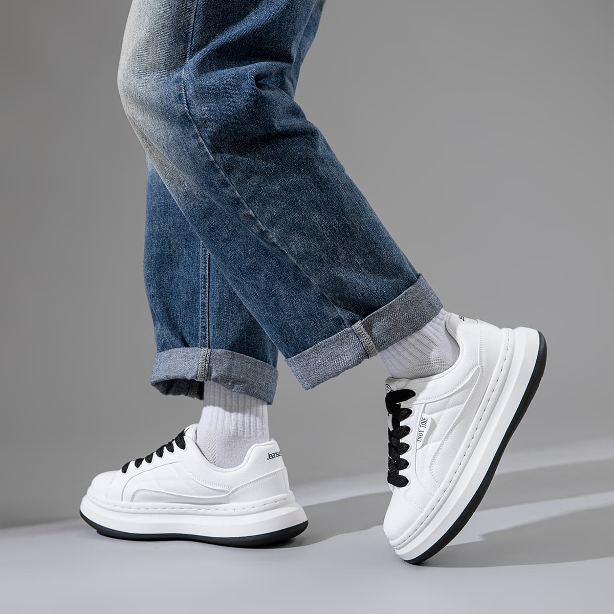 Кроссовки JEANSWEST Низкие кеды для скейтбординга Мужские - изображение 11