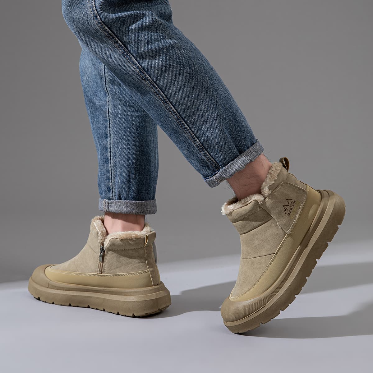 Ботинки зимние JEANSWEST Короткие Сноубутсы Мужские - изображение 6