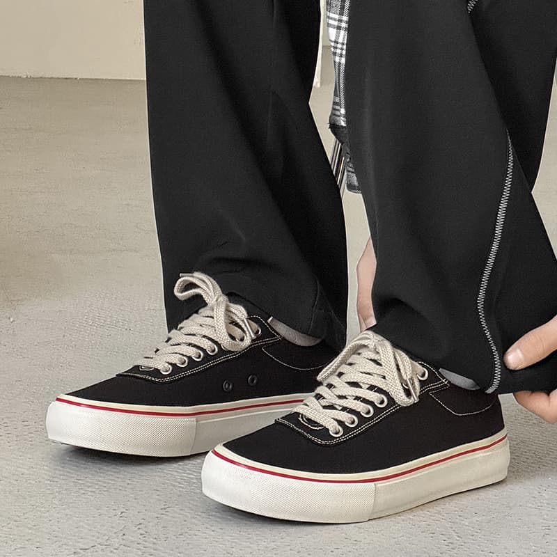 Кеды JEANSWEST Low Top Черные Кеды 2512 Мужские - изображение 6