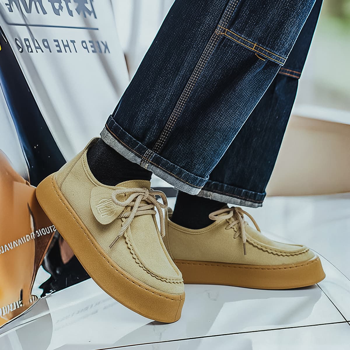 Кроссовки JEANSWEST Низкие кроссовки для скейтбординга мужские - изображение 15