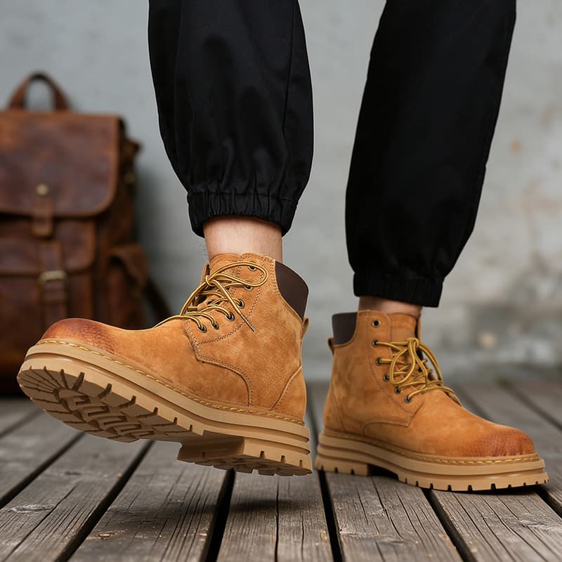 Ботинки JEANSWEST Замша Короткий Армейские ботинки Унисекс - изображение 6