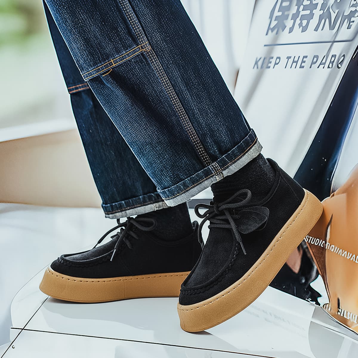 Кроссовки JEANSWEST Низкие кроссовки для скейтбординга мужские - изображение 8
