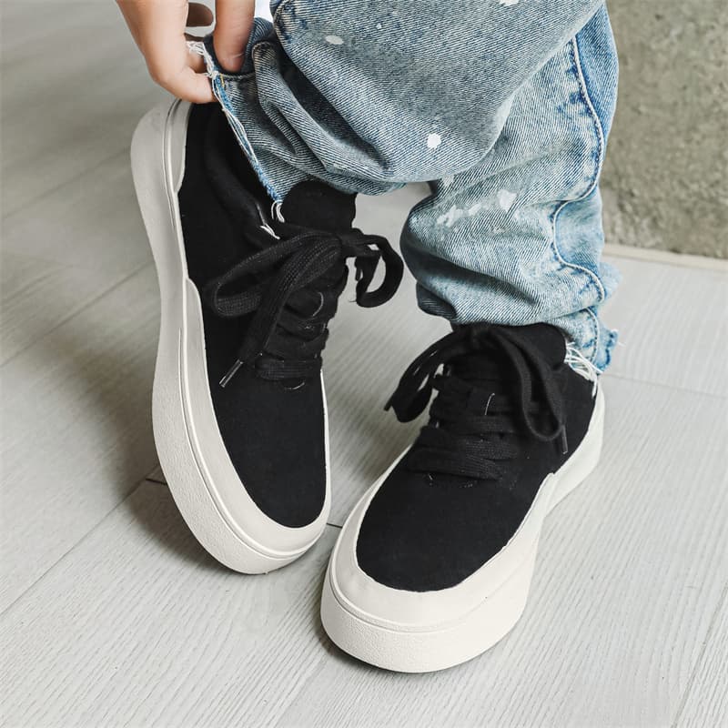 Кроссовки JEANSWEST Искусственная замша Низкие кеды для скейтбординга Мужские - изображение 4