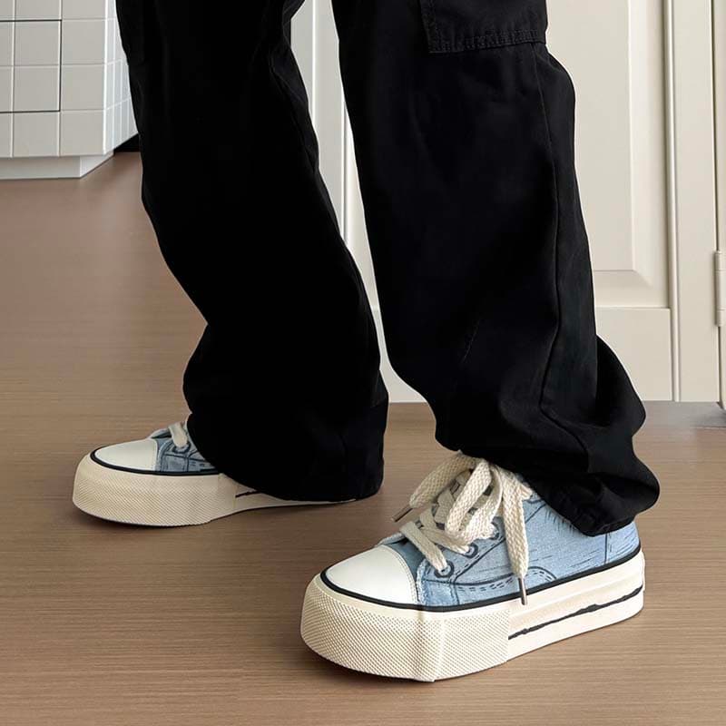 Кеды JEANSWEST Low Top Мужские Тапочки - изображение 4