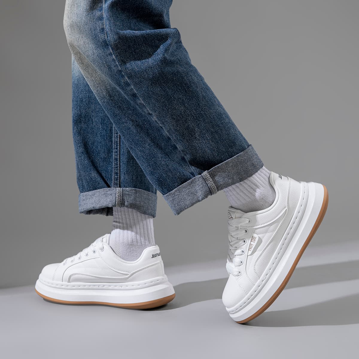 Кроссовки JEANSWEST Низкие кеды для скейтбординга Мужские - изображение 18
