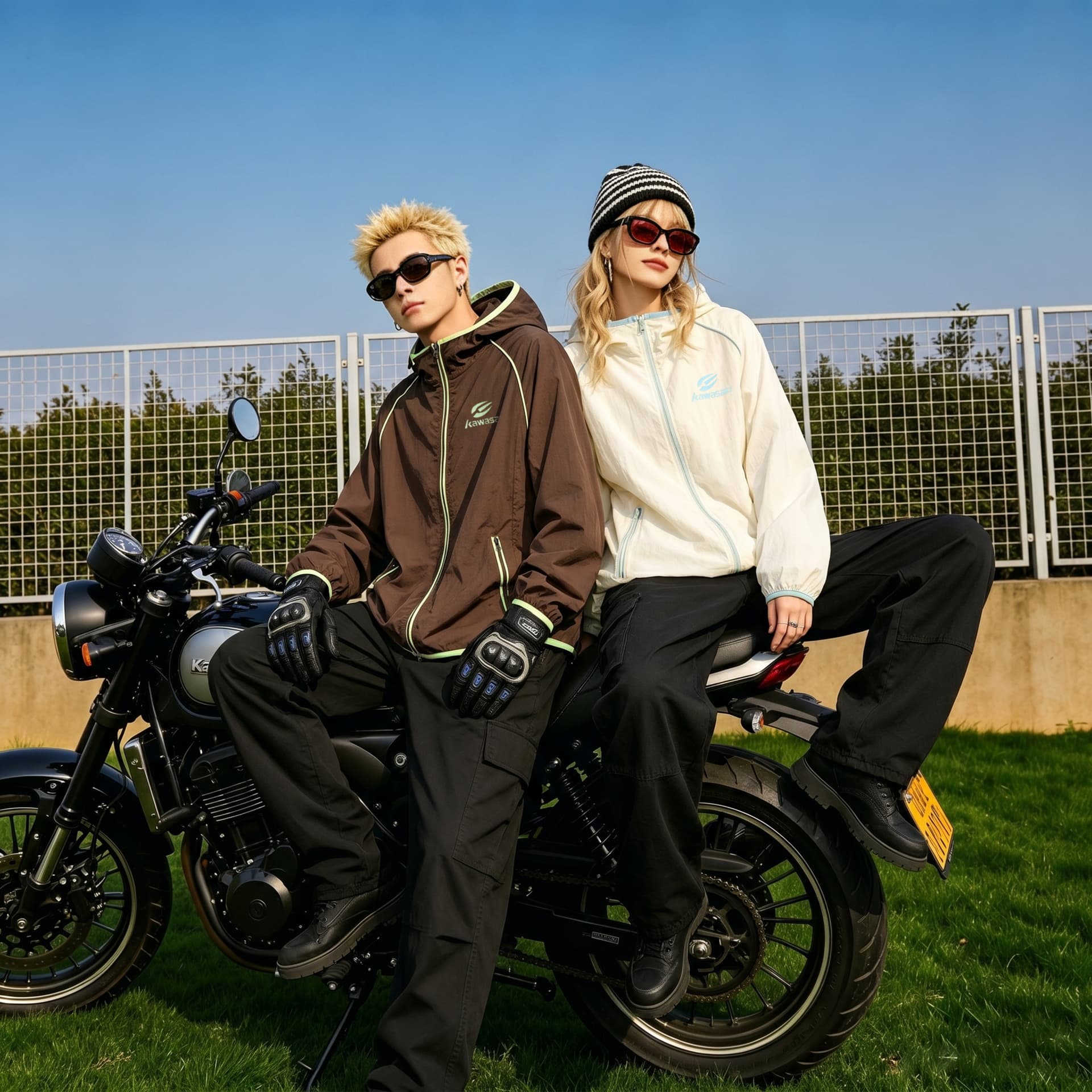 Легкая ветровка Kawasaki Одежда с защитой от солнца Унисекс - изображение 5