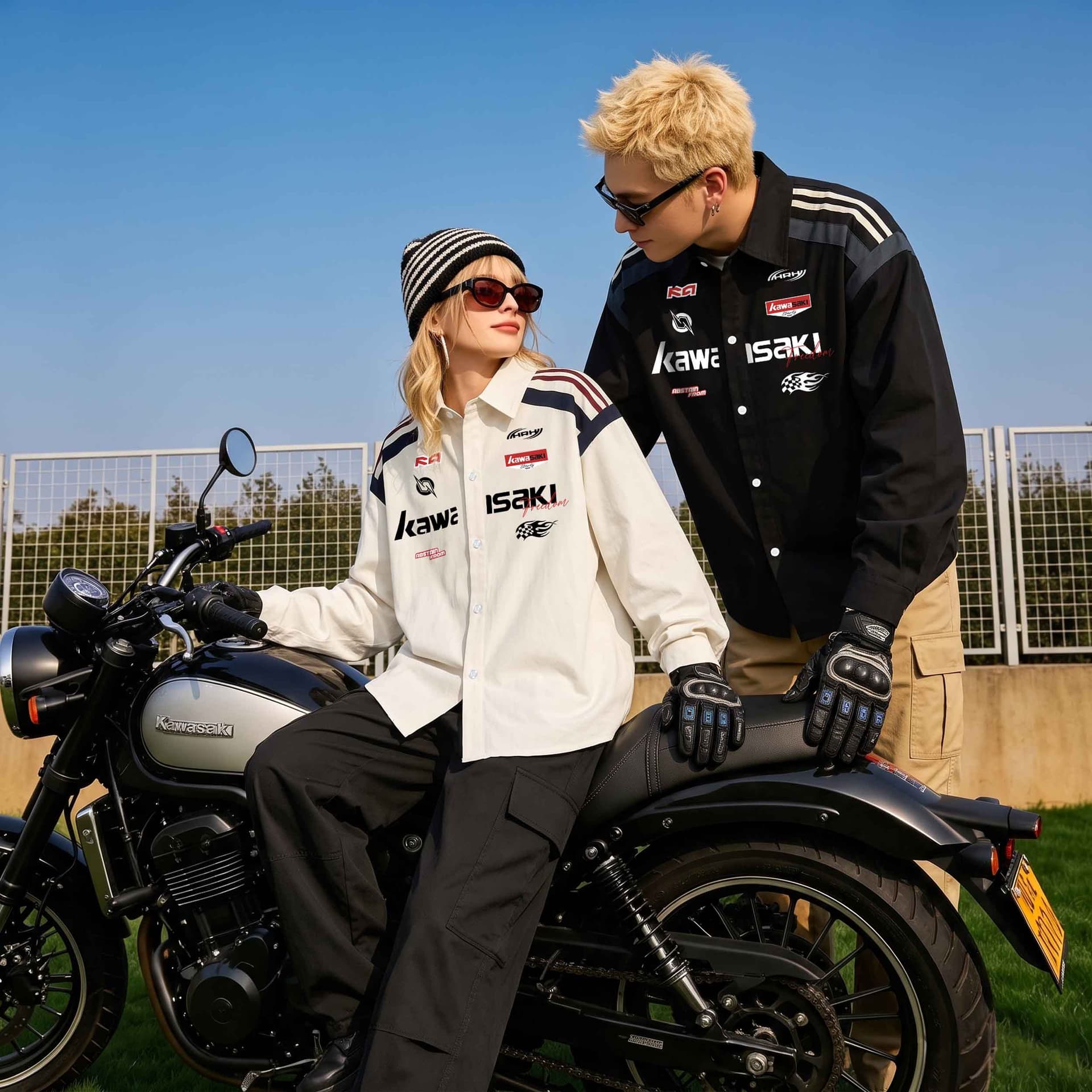 Рубашка Kawasaki Унисекс Рубашки - изображение 3