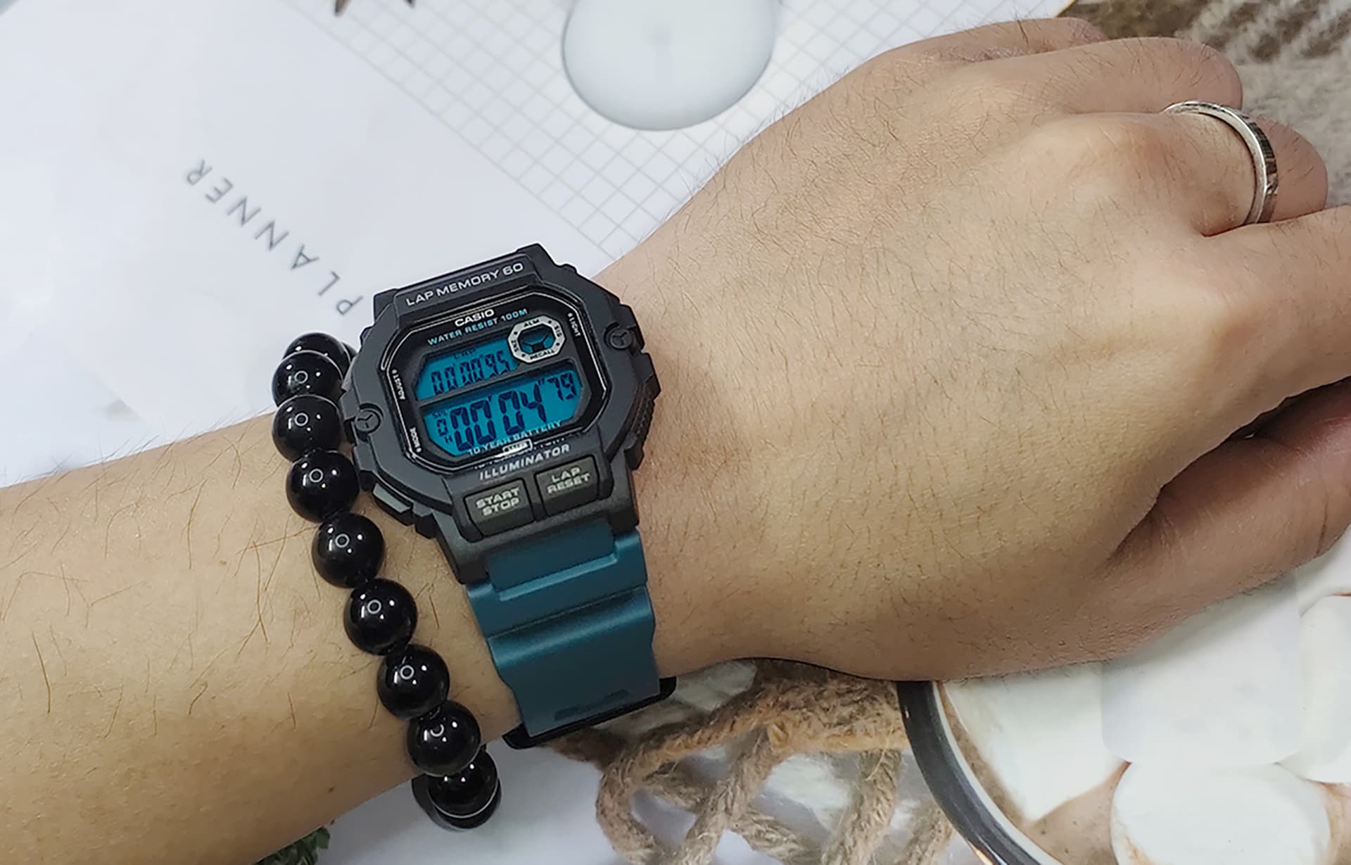 Часы CASIO STANDARD 100 WS-1400H-3A-Ocean Forge - изображение 8