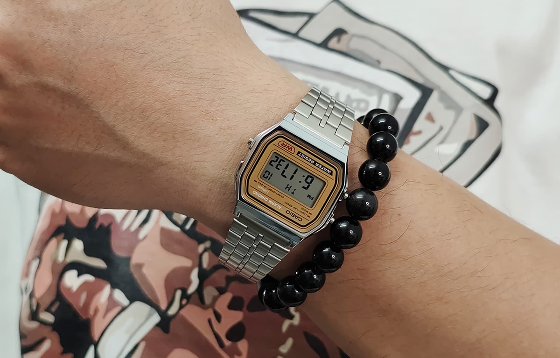 Часы CASIO VINTAGE 30 A158WEA-9-Solar Forge - изображение 8