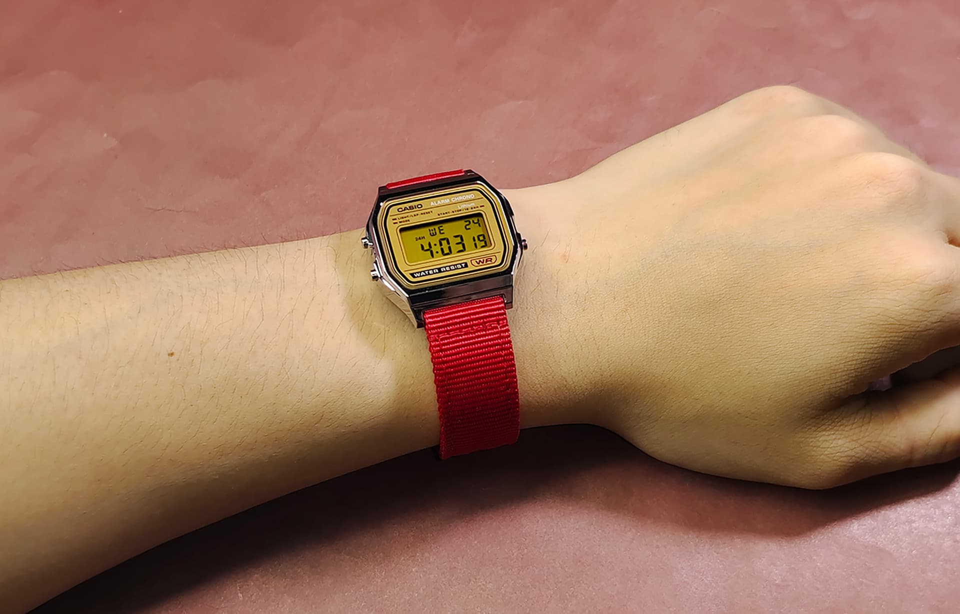 Часы Casio A158WEA-9 Redline Gold - изображение 7