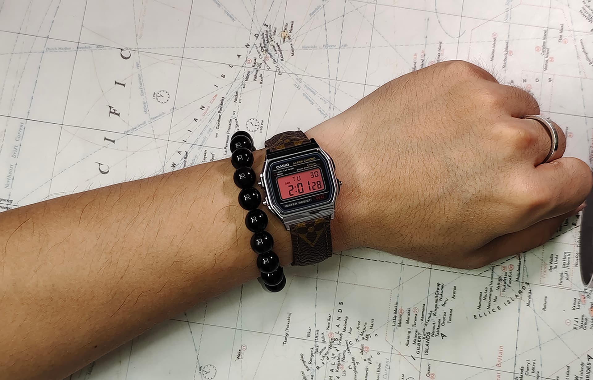 Часы CASIO A158WA-1-Damier Ignis - изображение 8