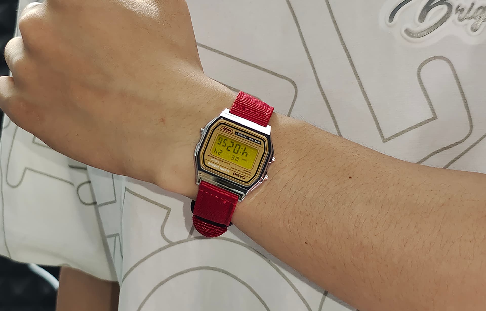 Часы Casio A158WEA-9 Redline Gold - изображение 8