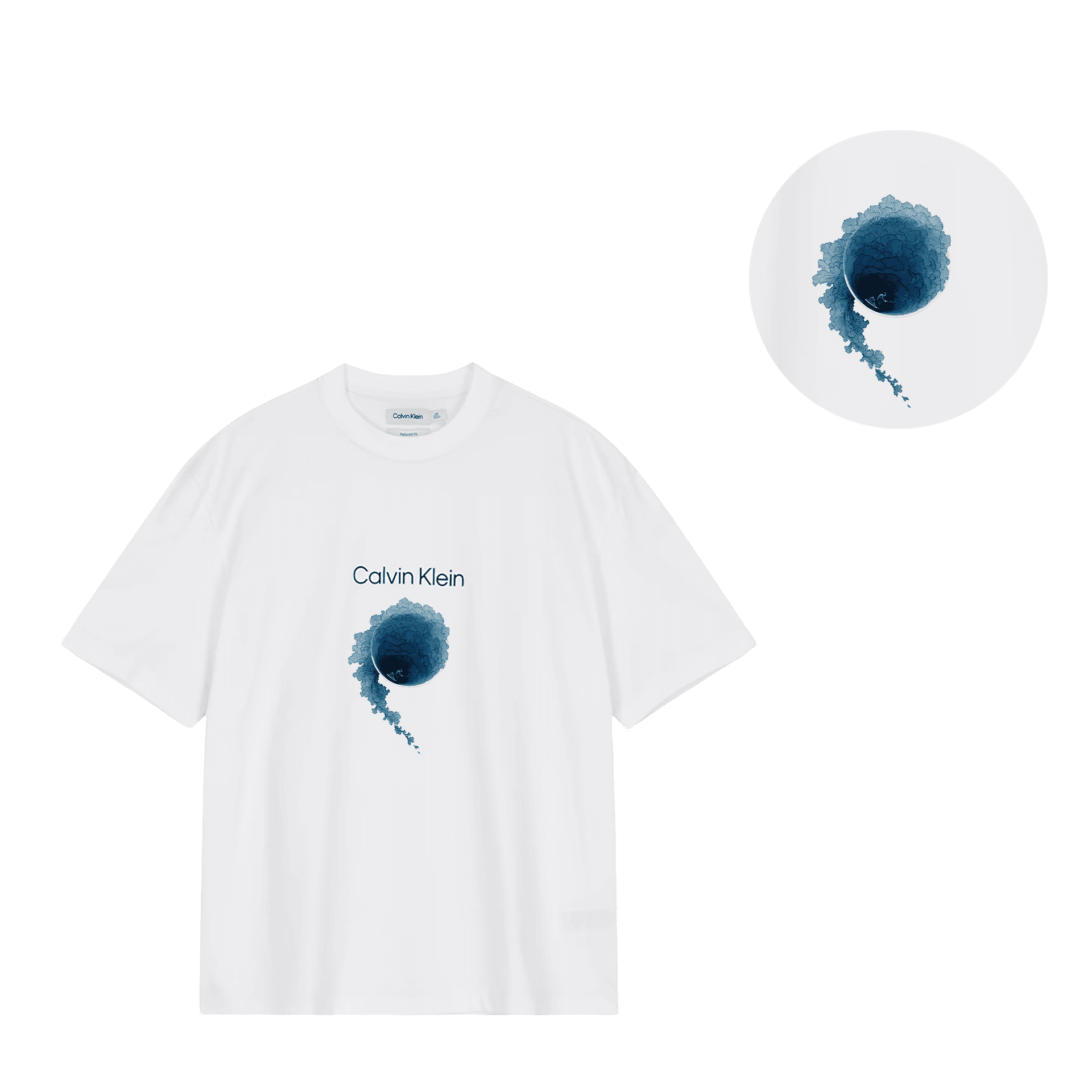 Футболка Calvin Klein Letter Print Tee — фото 3
