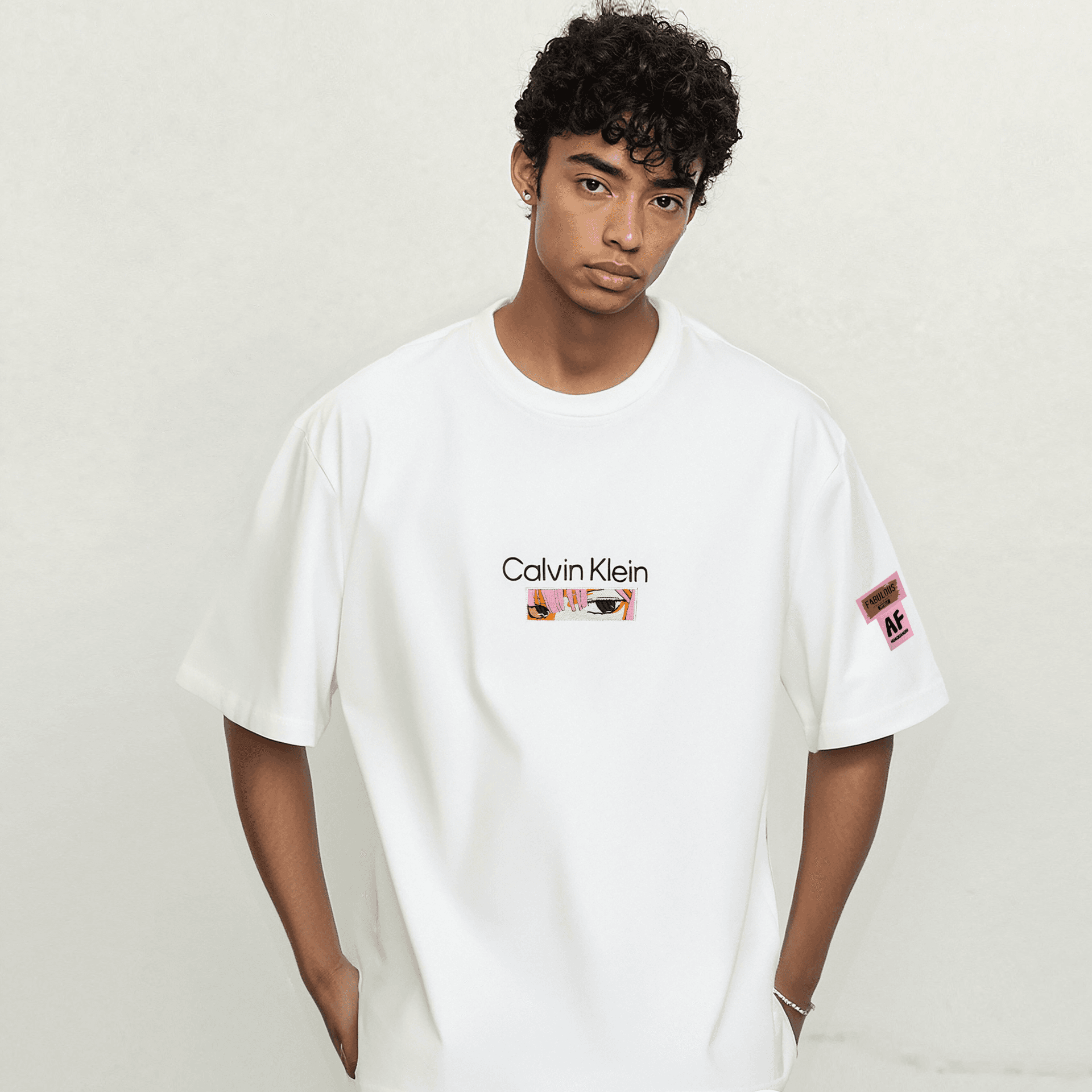 Футболка Calvin Klein Embroidered Logo Tee - изображение 3