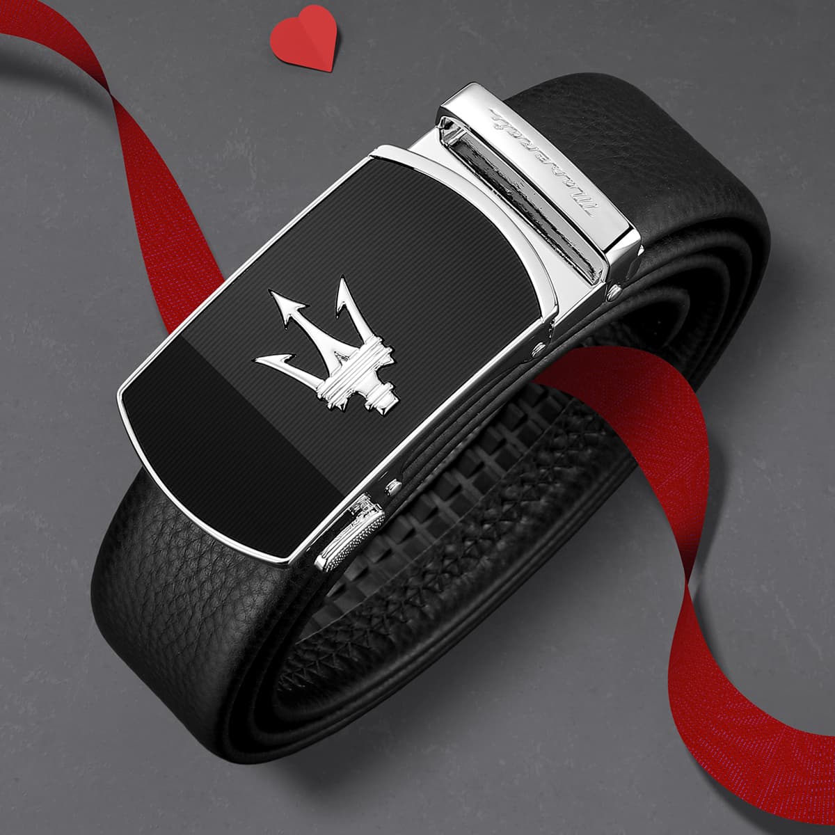Ремень Maserati Кожаные ремни Мужской - изображение 4