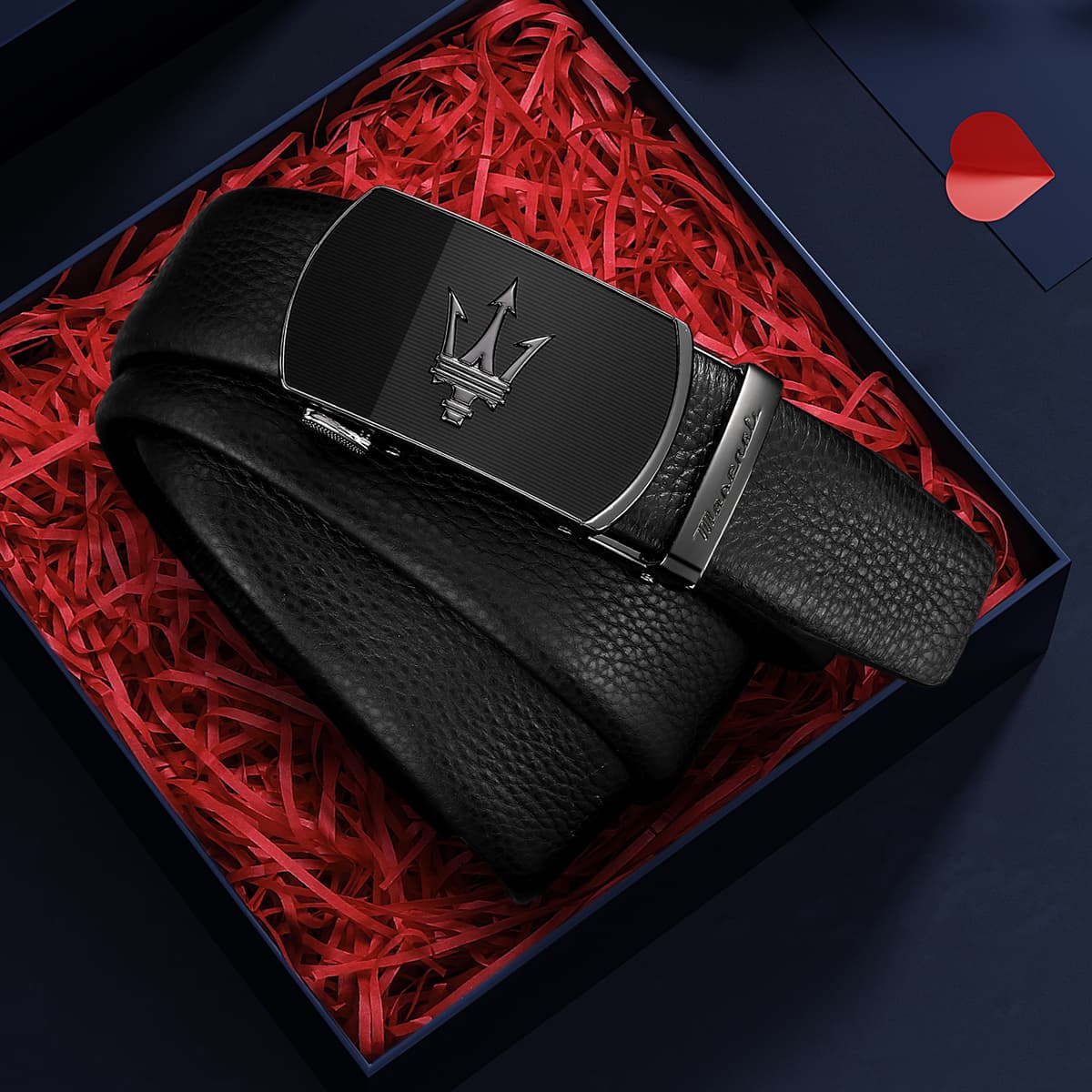 Ремень Maserati Кожаные ремни Унисекс - изображение 4