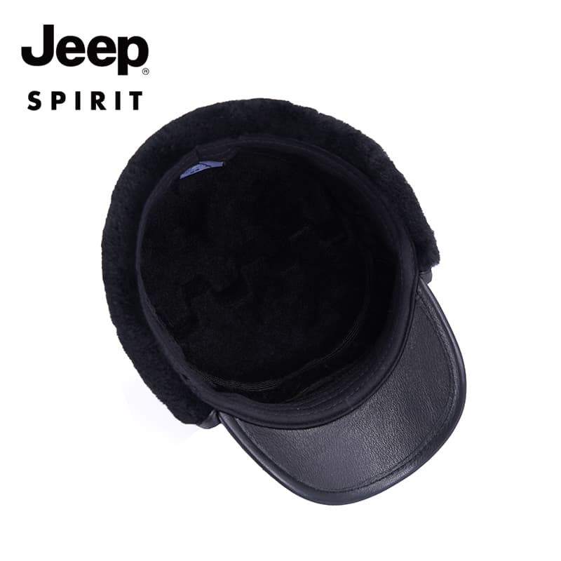JEEP SPIRIT Мужская шапка-ушанка из овчины - изображение 4