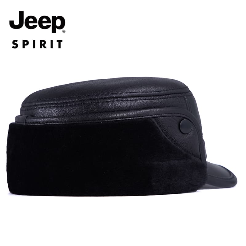 JEEP SPIRIT Мужская шапка-ушанка из овчины - изображение 3