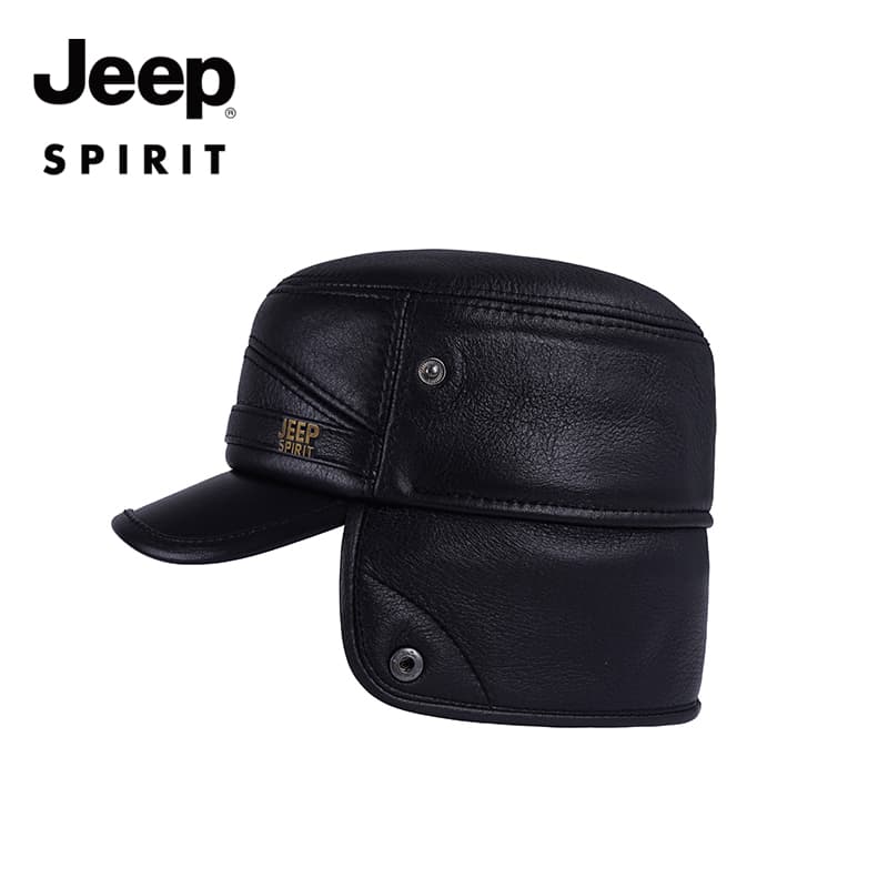 JEEP SPIRIT Мужская шапка-ушанка из овчины - изображение 5