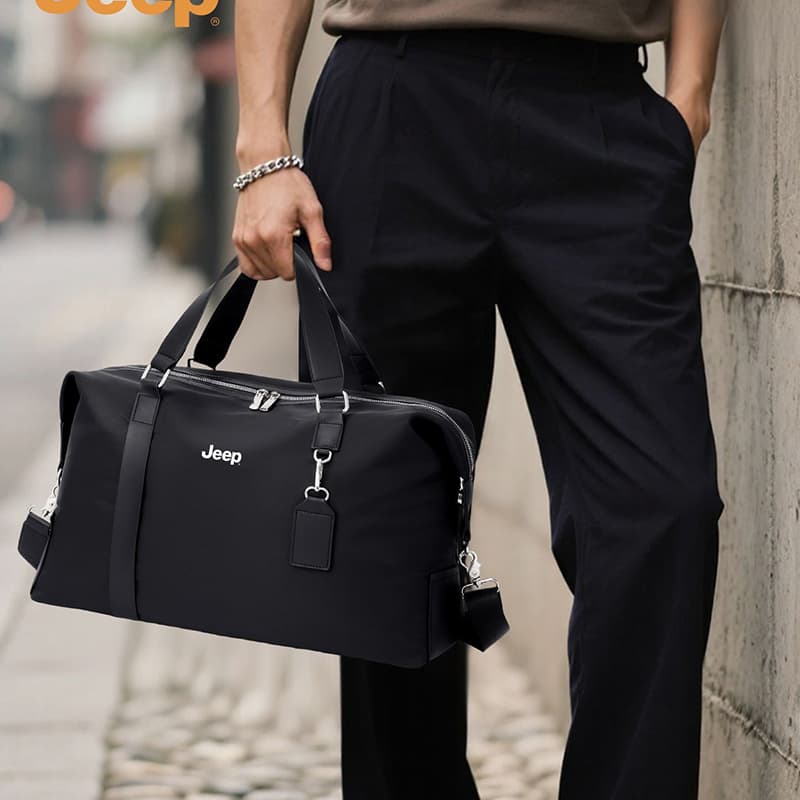 Спортивная сумка Jeep Oxford Road Bag Unisex Black Джип Оксфорд Road Сумка Унисекс Черная - изображение 5