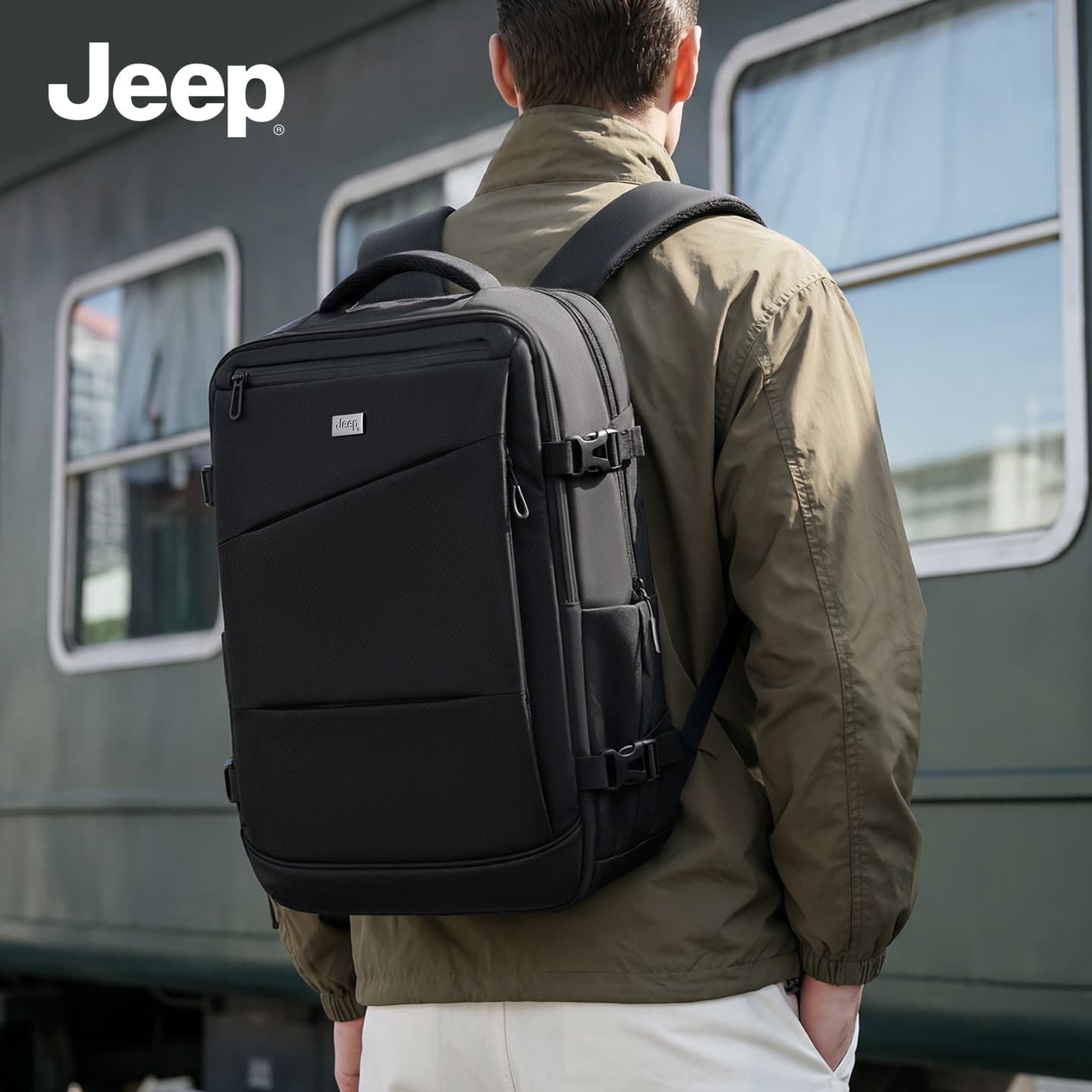 Рюкзак Jeep Рюкзаки Черный Унисекс - изображение 5