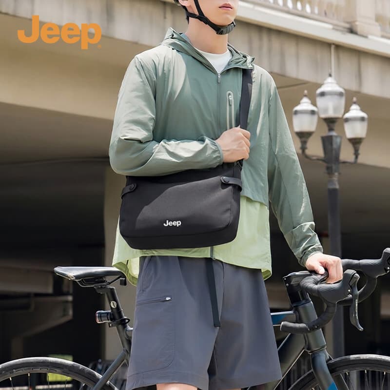 Сумка через плечо Jeep Оксфорд Сумки кросс-боди Унисекс Черный - изображение 2