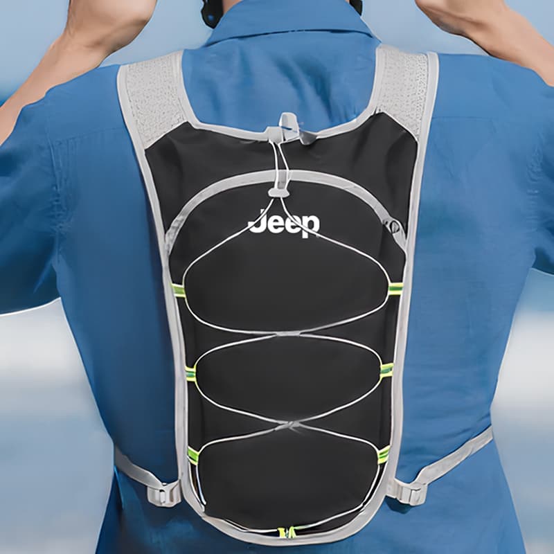Рюкзак Jeep из нейлоновой ткани стандартный (стандартный) мужской черный - изображение 4